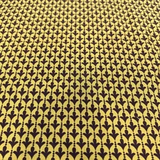 Cotton Quilting Fabric Gold Brown MCM Mid Century Modern Print Michael Miller yd