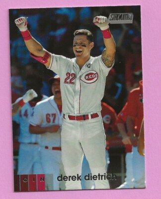 2020 Topps Stadium Club Derek Dietrich #119 Cincinnati Reds