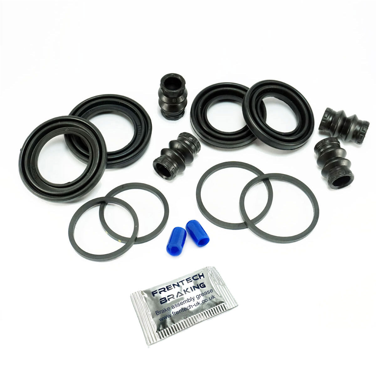 For Jaguar S-Type 1999-2008 2x Front Brake Caliper Repair Kits (Twin Piston)