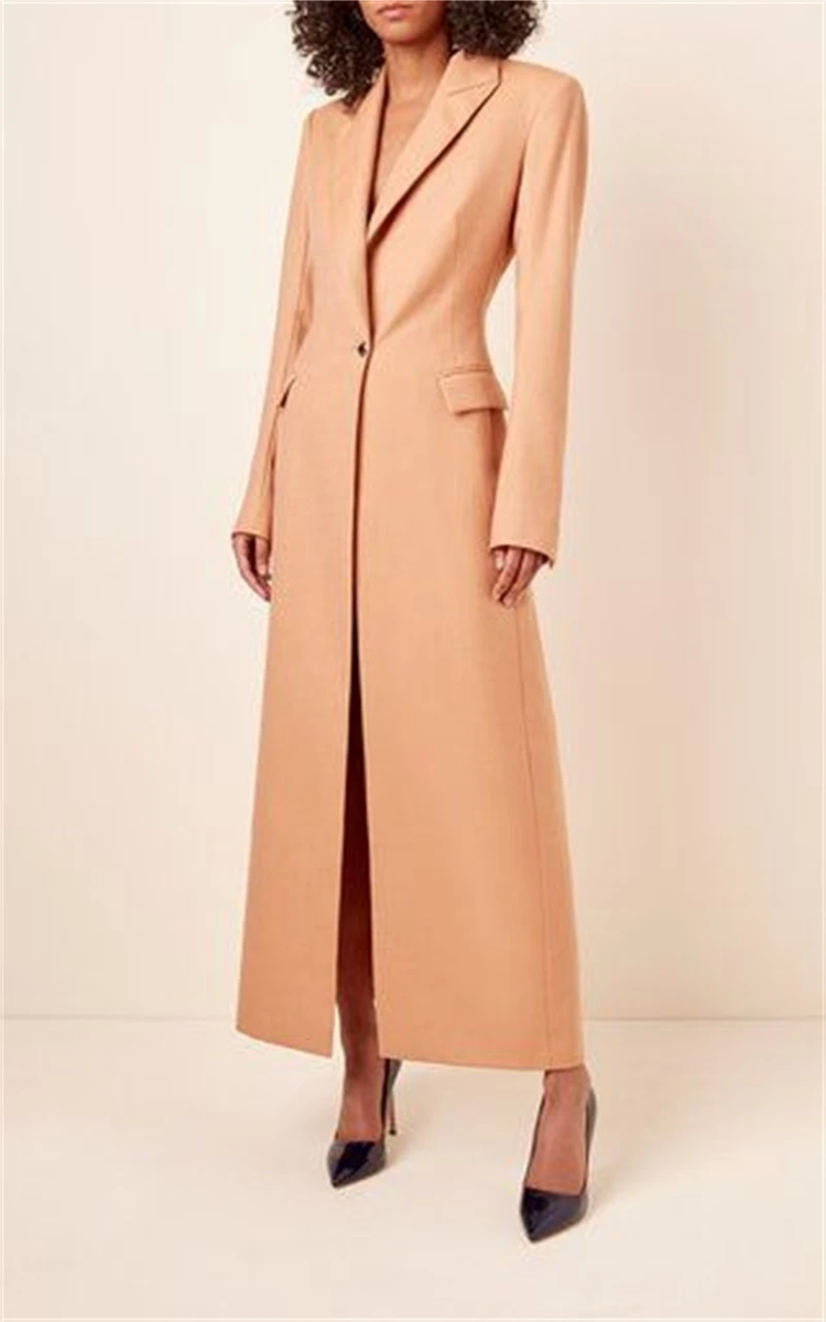 ankle length dress coat Amazon.com: Women Long Woolen Coat Winter Fashion Turn-Down Collar Solid Color Ankle-Length Trench Slim Wool Blends Overcoat : Clothing, Shoes & Jewelry