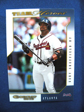 2003 Donruss baseball Team Heroes GLOSSY Gary Sheffield Atlanta Braves #37