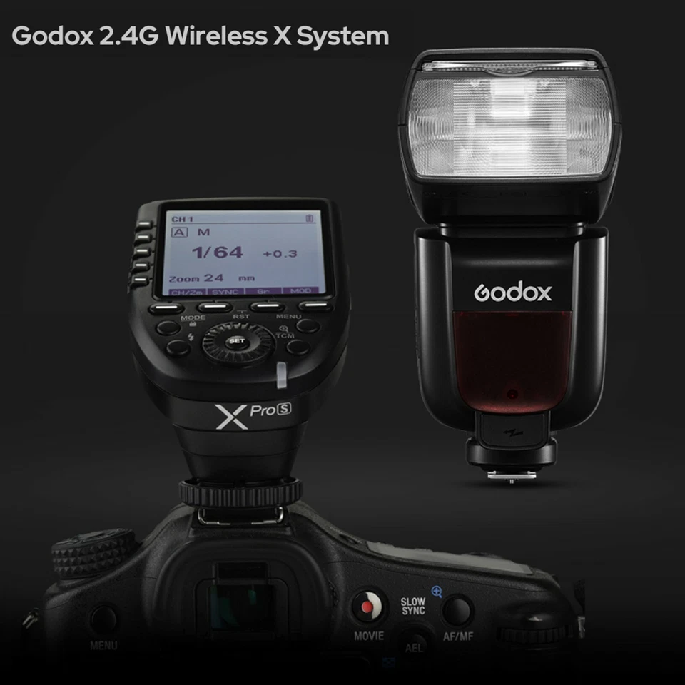 Godox TT685II-N I-TTL Flash Speedlight Camera Flash for Nikon w/ Xpro-N Trigger - Image 4 of 4
