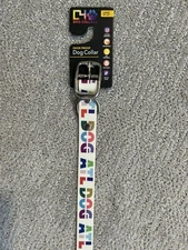 NEW C4 PREMIUM DOG COLLAR ODOR WATER PROOF ANTIMICROBIAL Large 18-22” ATL DOG