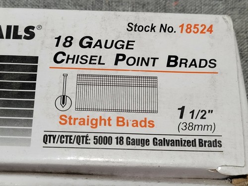 Spotnails 18524 18-ga Gal Brad Nail, 5000-Count, 1-1/2" - Picture 3 of 3