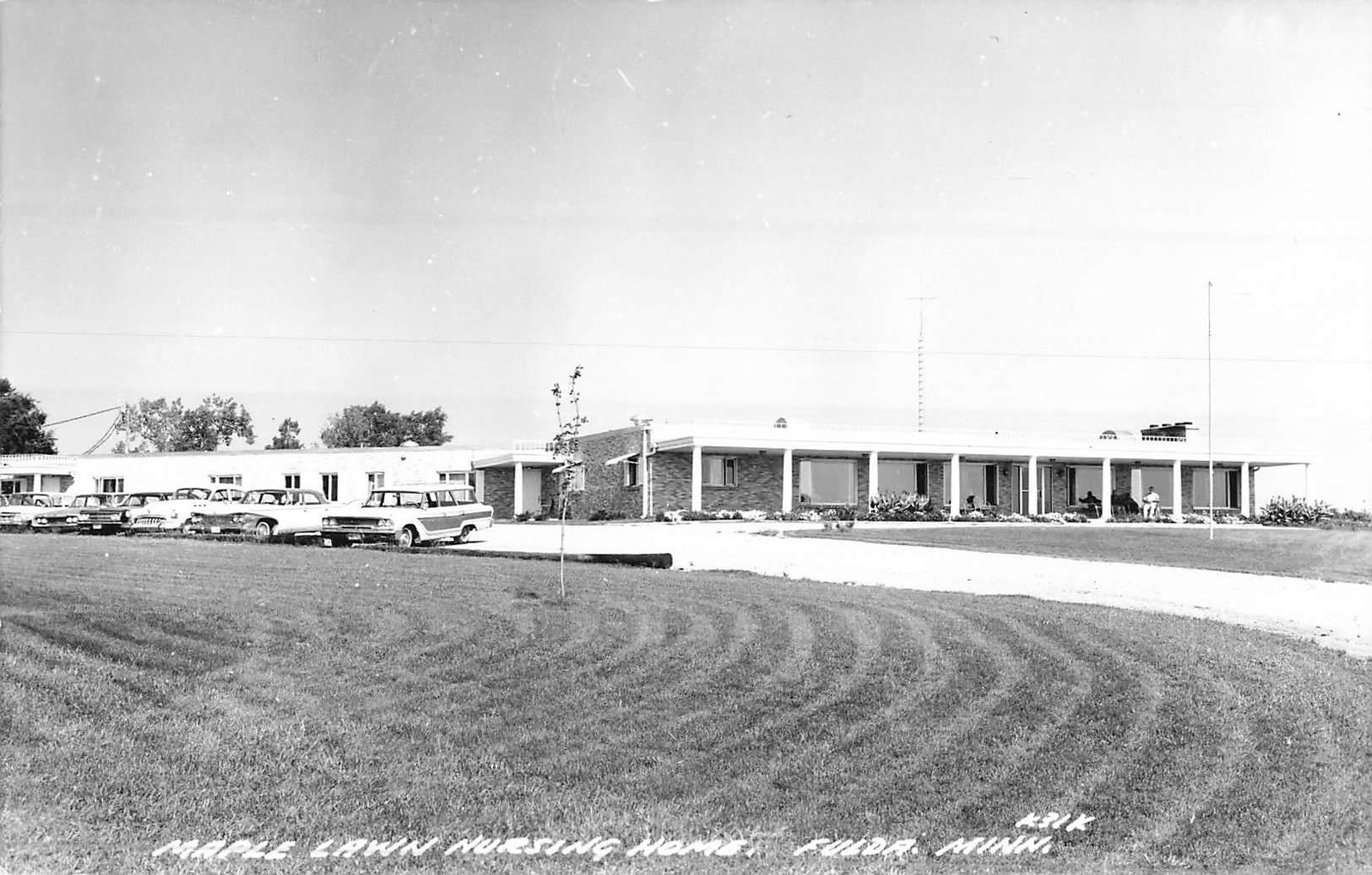 RPPC Lawn View Maple Lawn Nursing Home Fulda Minnesota Real Photo