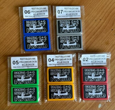 FIAT PANDA4X4 PLACCHETTE CERNIERA SISLEY RAID STAMPA 3D RICAMBIO