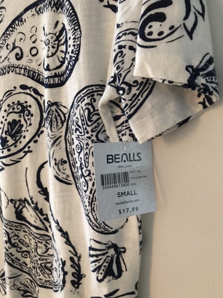 Bealls Florida Coral Bay Women Top Size S