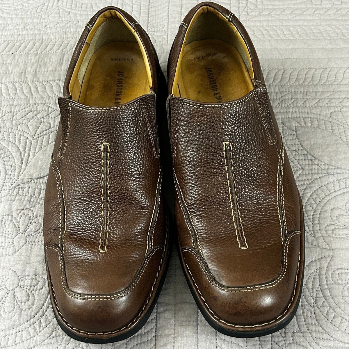 Johnston & Murphy Brown Leather Slip-On Loafers Amazon.com | Johnston & Murphy Men main image 2