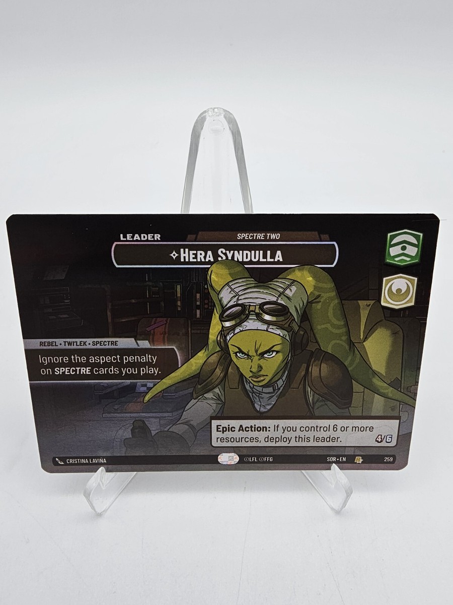 Star Wars Unlimited Hera Syndulla Showcase Foil Englisch