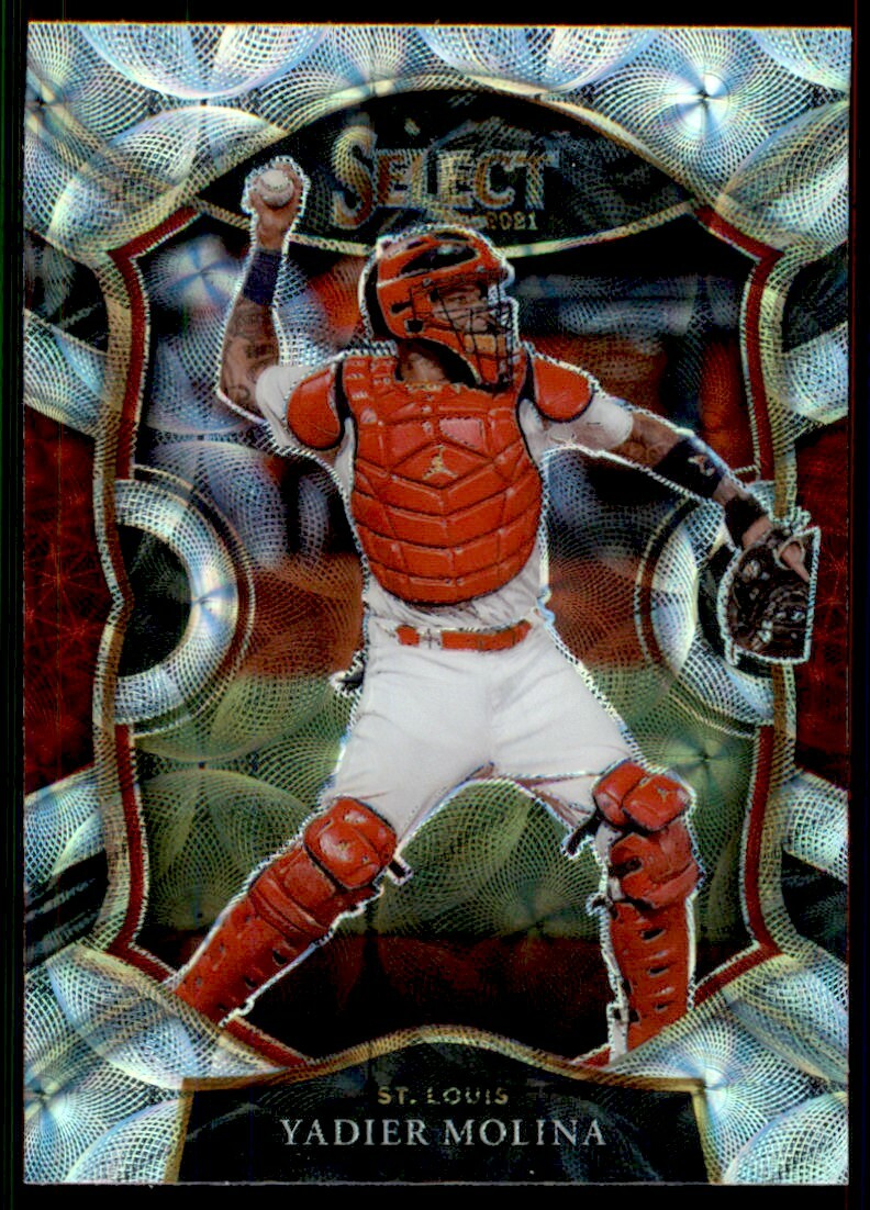 2021 Panini Select Scope Prizm Yadier Molina St. Louis Cardinals #35