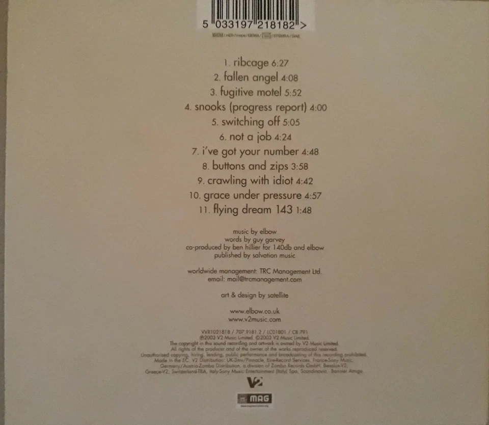 Elbow – Cast Of Thousands Digi CD - Bild 3 von 3