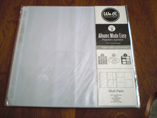 12x12 We R Memory Keepers Ring Albums Made Easy 10 Pack Multi  4 pages