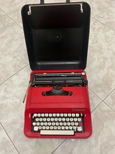 Macchina Da Scrivere Olivetti Lettera 92 - Rossa