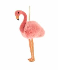 FURRY PINK FLAMINGO Christmas Ornament by Kurt Adler