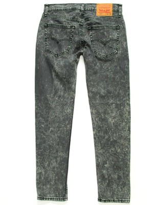 Levis Mens 512 1016 Acid Gray Wash 