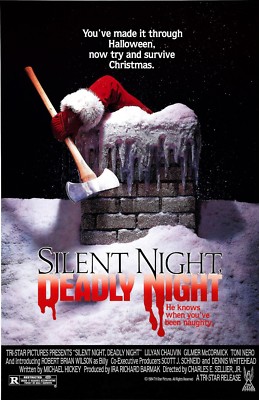Silent Night Deadly Night movie poster (a) Christmas Horror - 11 x