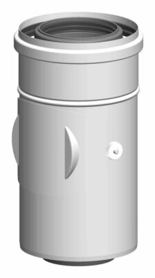 ATEC Abgas Kontroll-Rohr DN 80/125 konzentrisch Abgasrohr Kontrollrohr Schacht