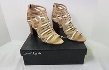 Via Spiga FIOA Gladiator High Heels B4609L4900 w/ Box - Women's US 7.5