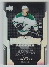 2016-17 UD BLACK ESA LINDELL RC AUTO /299 ROOKIE LUSTROUS AUTOGRAPH #46 Stars
