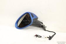 2019 - 2021 Porsche Macan Left Door Rear View Mirror W Blind Spot Oem Blue M5j 2019 - 2021 Porsche Macan Left Door Rear View Mirror W Blind Spot Oem Blue M5j