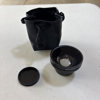 Sony Wide Conversion Lens VCL-0637H, X0.6 With Lens Cap & Bag fits Cyber-shot