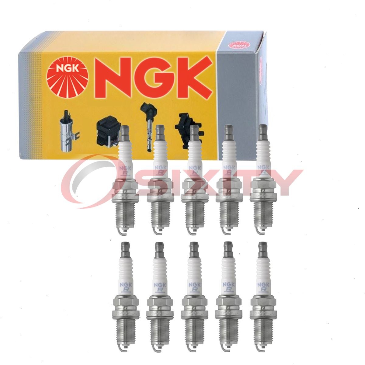 10 pc NGK 1716 CS6 S100 CS Spark Plugs for XS3923 K16PR-U FR8DC E3.20 3924 cu