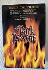 The Dark Descent - David G. Hartwell + Stephen King - 1st Edition Printing 1987,