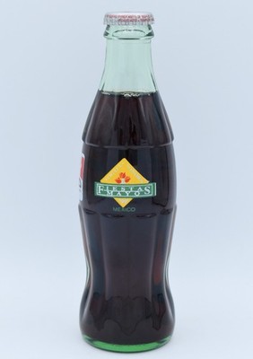 *HTF 1999 ''Fiestas de Mayo Nogales Sonora, Mexico'' glass Coca Cola Bottle