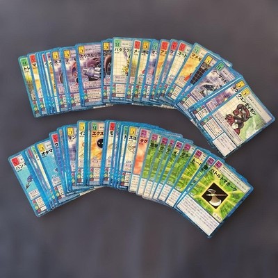 Digimon Card Game 58 Karten Lot Old Back Trading Cards Excellent Original