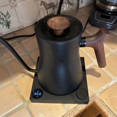 Fellow Stagg EKG Electric Gooseneck Kettle Black 1.0-1.4L Temp Control Display