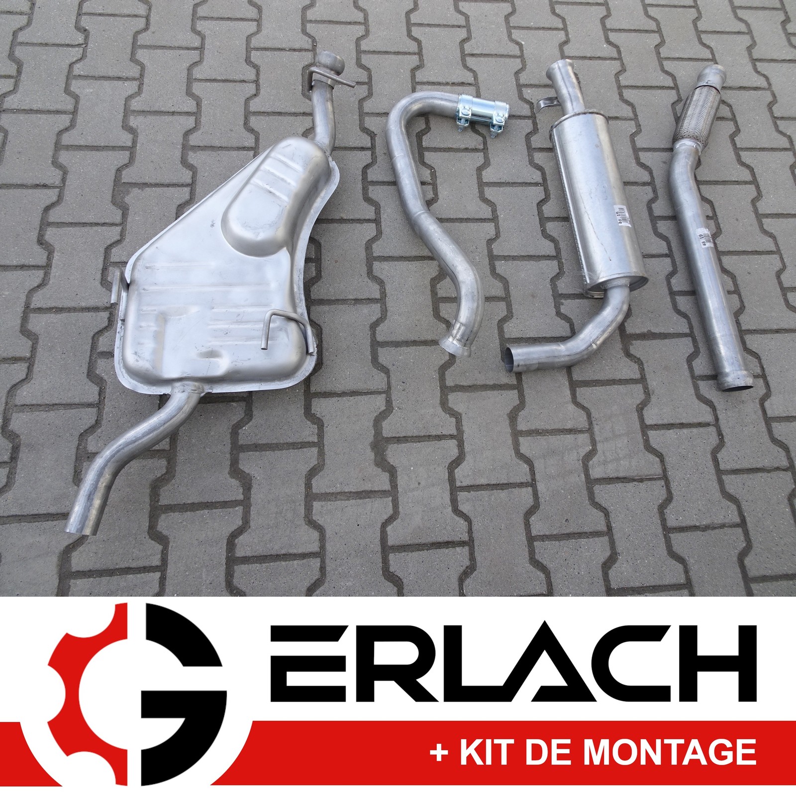Silencieux d'échappement pour Saab 900 et 9-3 2.0 2.3 Turbo 16V 1994-2000