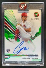 Connor Phillips - 2024 Topps Pristine - Auto - Green Refractor /150 - RC - Reds
