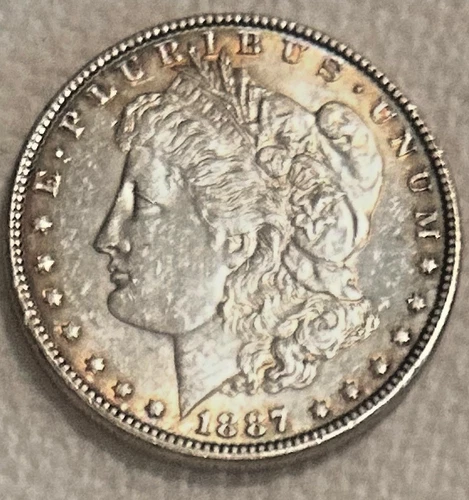 1887 P Morgan AU very nice, could go either way, free shipping Sigma tested +