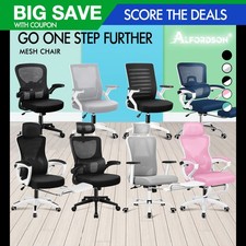 ALFORDSON Mesh Office Chair Executive Computer Fabric Seat Study Work Gaming