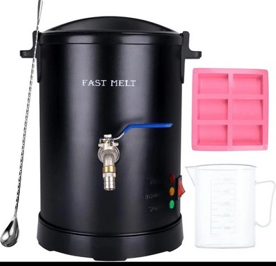 Black 3L Soap Base Melter Soap Making Kit w/ Constant Temperature Control Melter