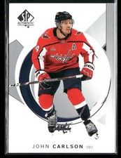 2024-25 SP Authentic John Carlson #34 Washington Capitals