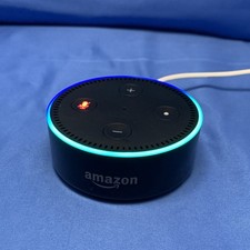 Amazon Echo Dot 2nd Gen RS03QR Black Speaker Alexa With Cable No Charger