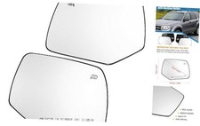 Car 2pcs Left Right Rearview Heated Side Mirror Glass for Ford Escape 2008