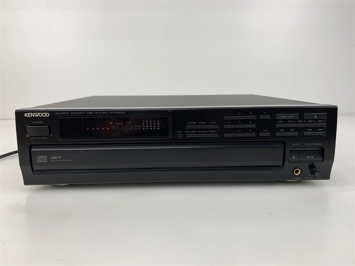 Kenwood Home Audio CD Players & Recorders 5-9 CD Changer Capacity