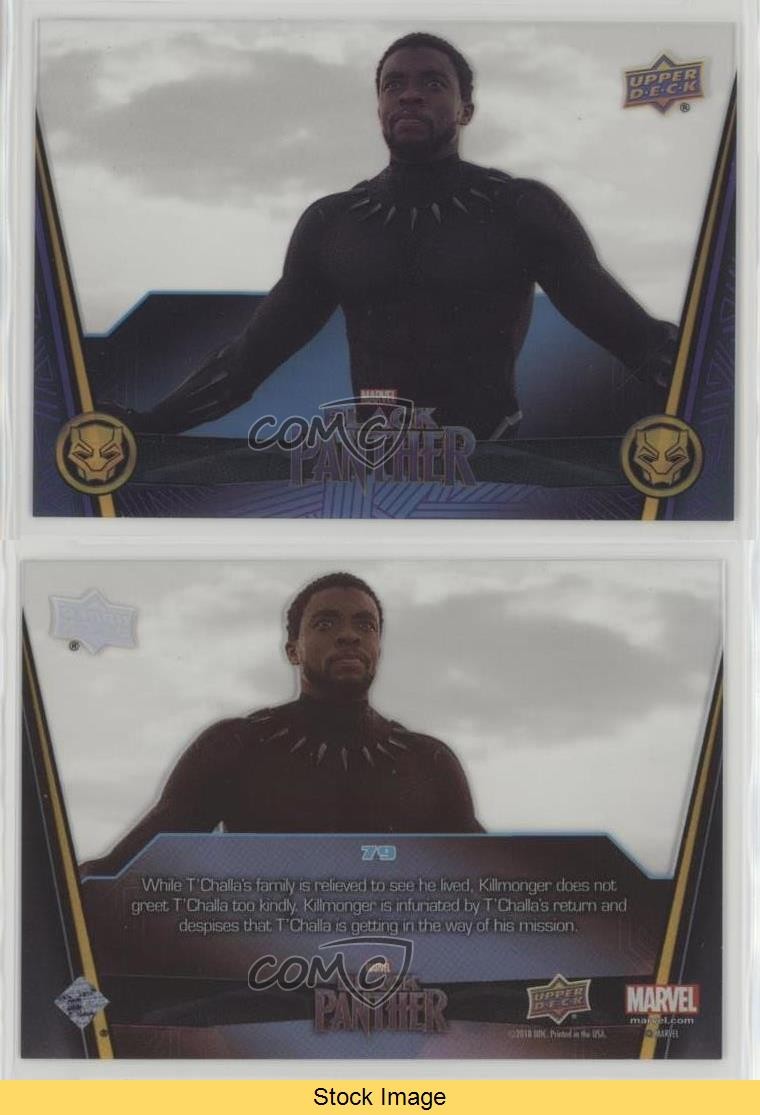2018 Upper Deck Marvel Black Panther Acetate Return of T'Challa #79 READ 4et thumbnail 3