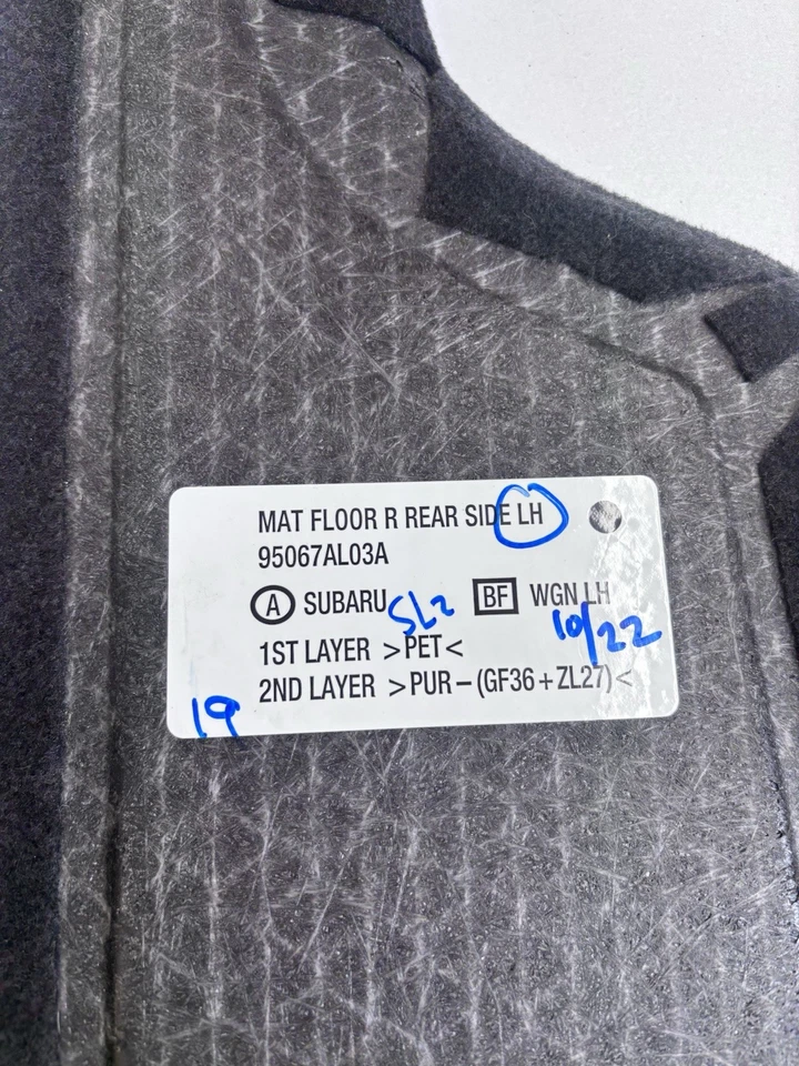 ✅2015-2019 Subaru Outback LH tampa traseira do porta-malas ESQUERDA FABRICANTE DE EQUIPAMENTO ORIGINAL 95067AL03A #069 - Imagem 4 de 4