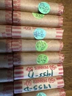 23 Rolls Of 1955D Wheat Cents Circulated (1150 Coins Total) Free Shipping