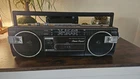 Hitachi TRK-6400W Stereo Boombox Cassette Tape, AM/FM/SW/MW, Detachable Speakers