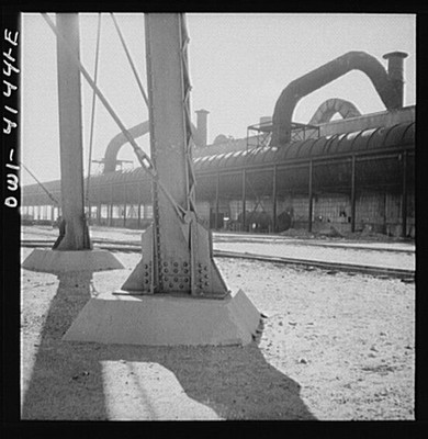 El Paso Texas 1900s Phelps Dodge Copper Refining Plant Smoke Recovery