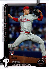 2025 Topps #362 Seth Johnson RC Philadelphia Phillies