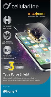 Cellularline Tetra Force Shield Glass für iPhone 7/8