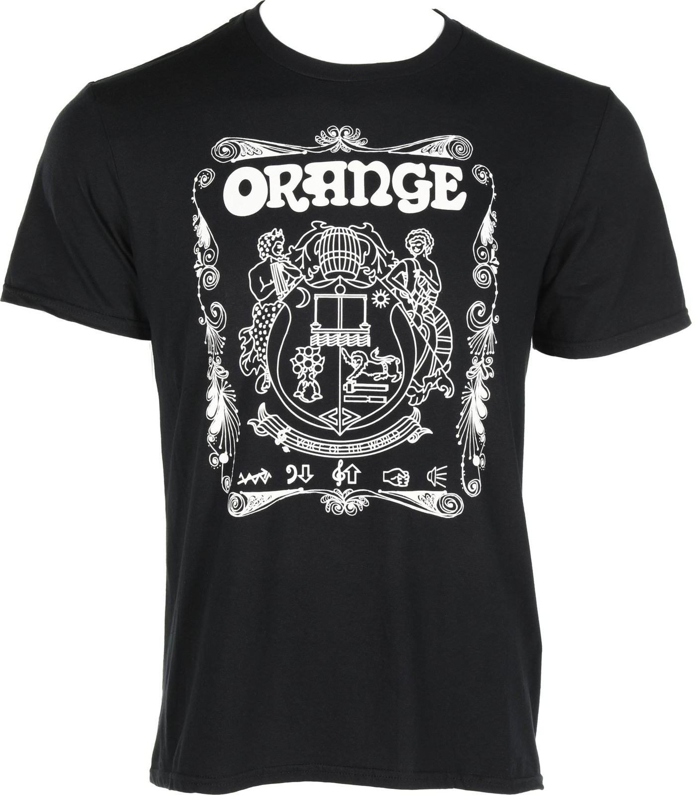 Футболка с логотипом Orange Crest - черная 2XL 5490₽