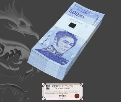 Venezuela 500 Digitales Qty: 1 Ea 2023 UNC 500 Million Bolivar - Foto 6