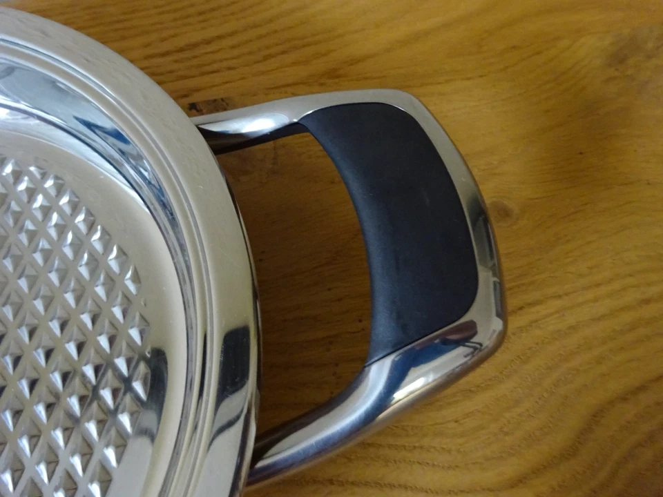 AMC Pfanne Grillpfanne 1,0 L Induction geeignet Edelstahl - Bild 3 von 4