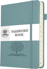Password Book with Alphabetical Tabs - Small Password Keeper Book 5.6  4.3 In 